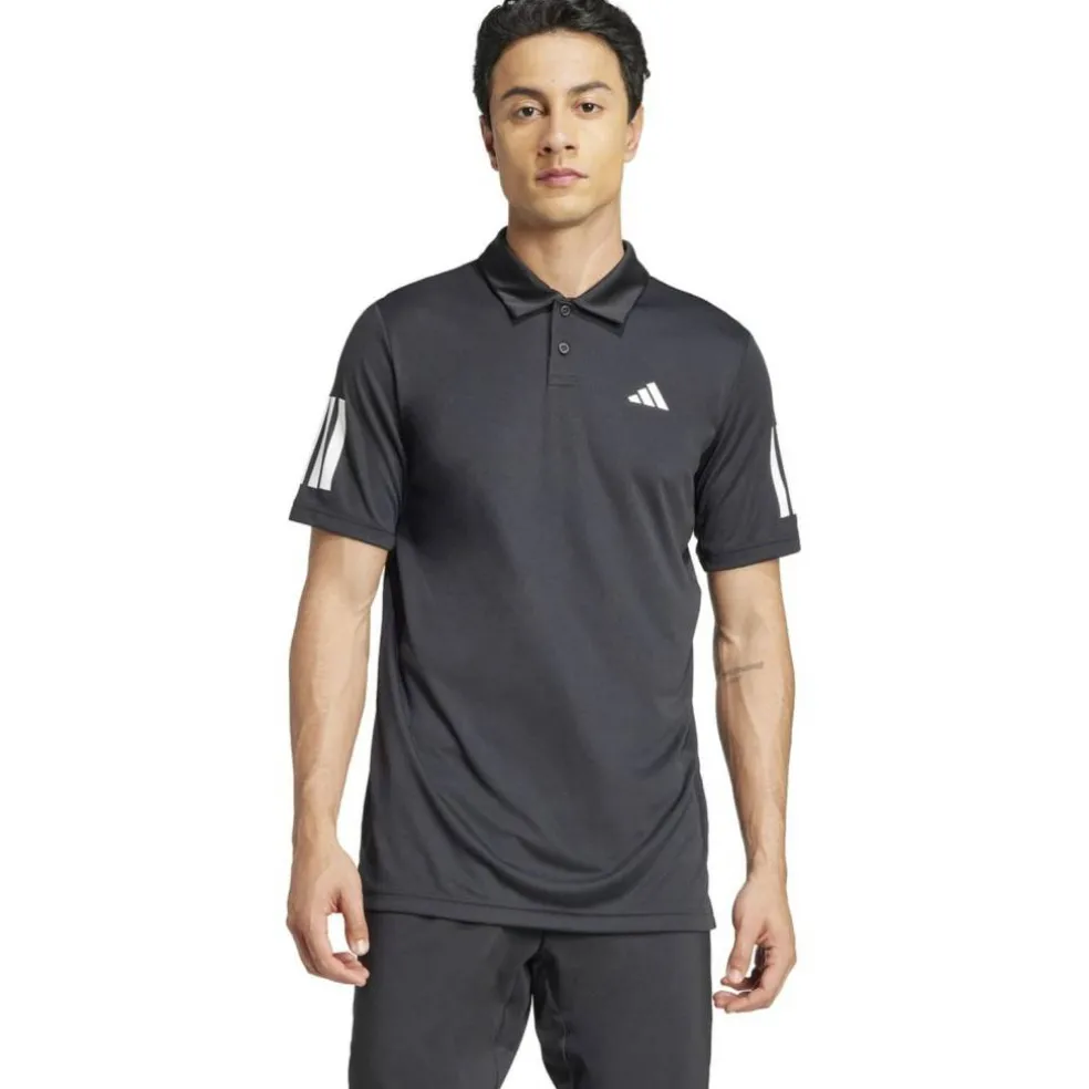 Club Tennis 3-Streifen Herren Poloshirt