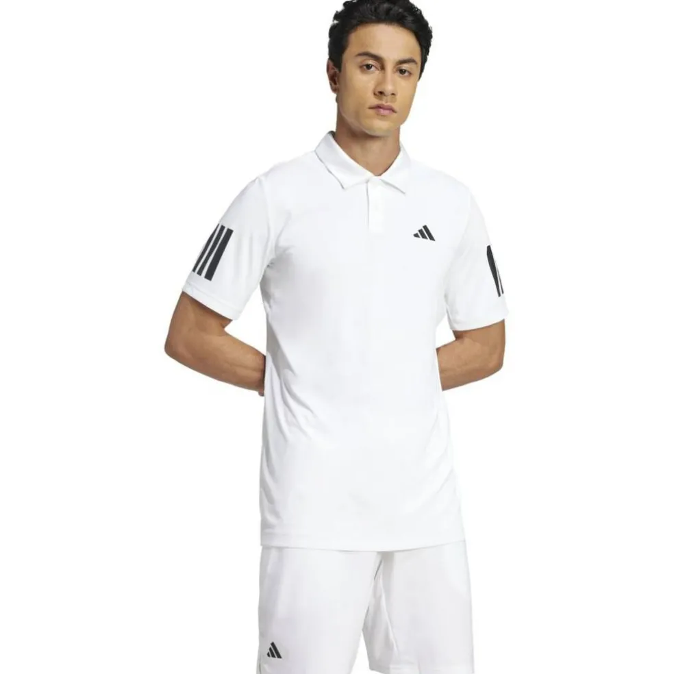 Club Tennis 3-Streifen Herren Poloshirt