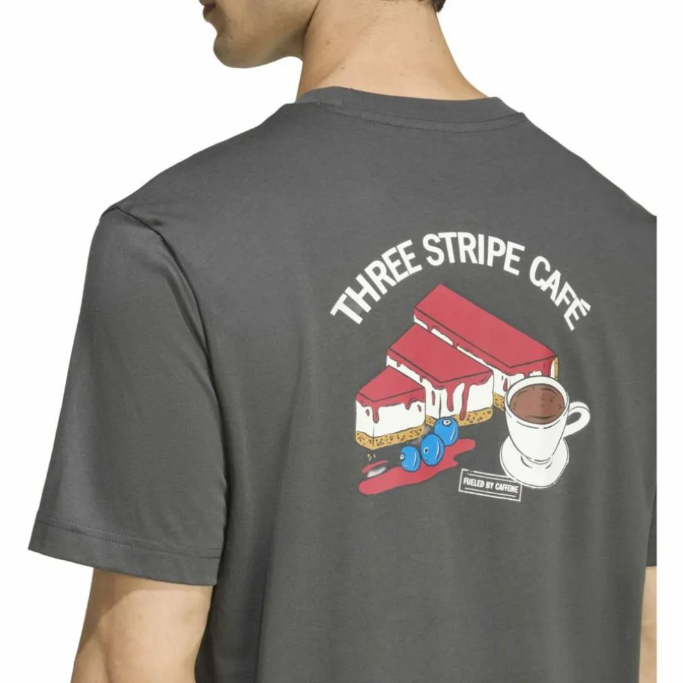 Coffee Cafe Cheesecake Graphic T-Shirt Herren T-Shirt