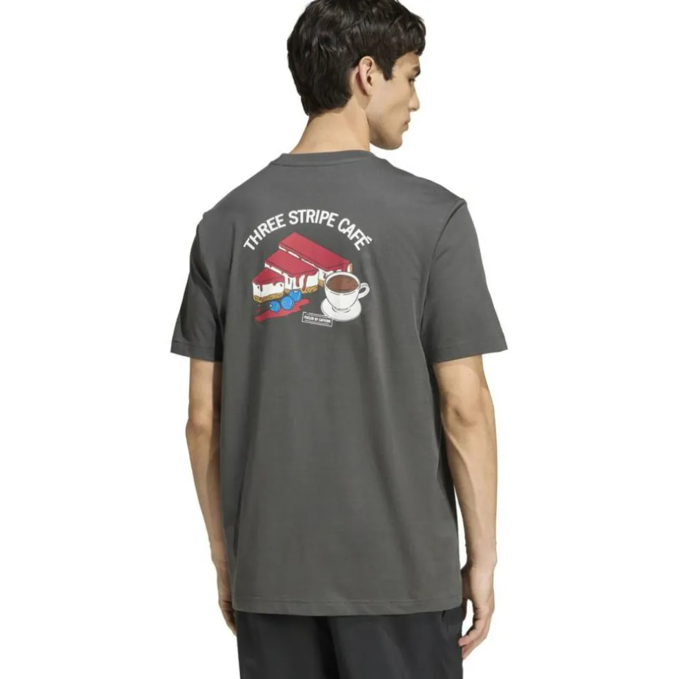 Coffee Cafe Cheesecake Graphic T-Shirt Herren T-Shirt