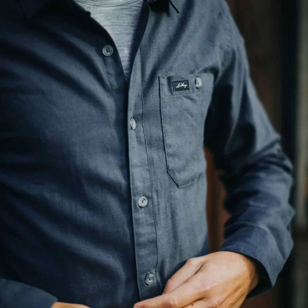 Ekren Solid Herren Hemd