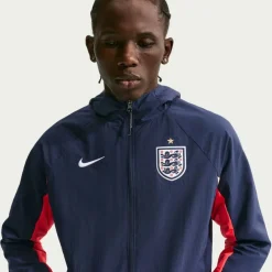 England AwayF Woven Herren Fußballjacke