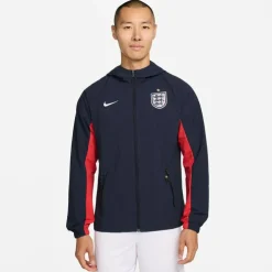 England AwayF Woven Herren Fußballjacke