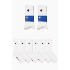 6-er Pack Crew Herren Socken