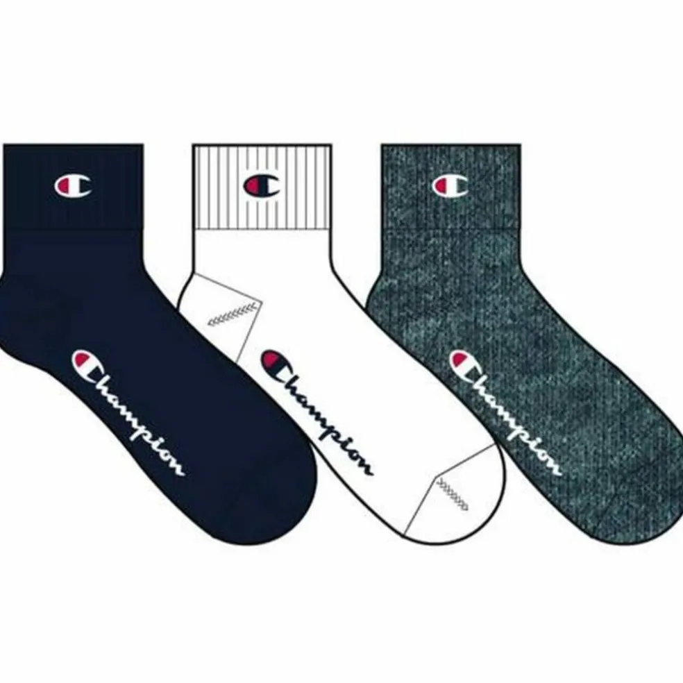 3-er Pack Quarter Herren Socken