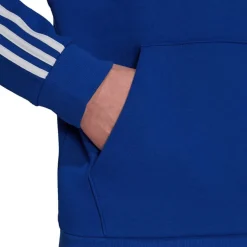 Essentials Fleece 3-Streifen Logo Hoodie Herren Kapuzensweater