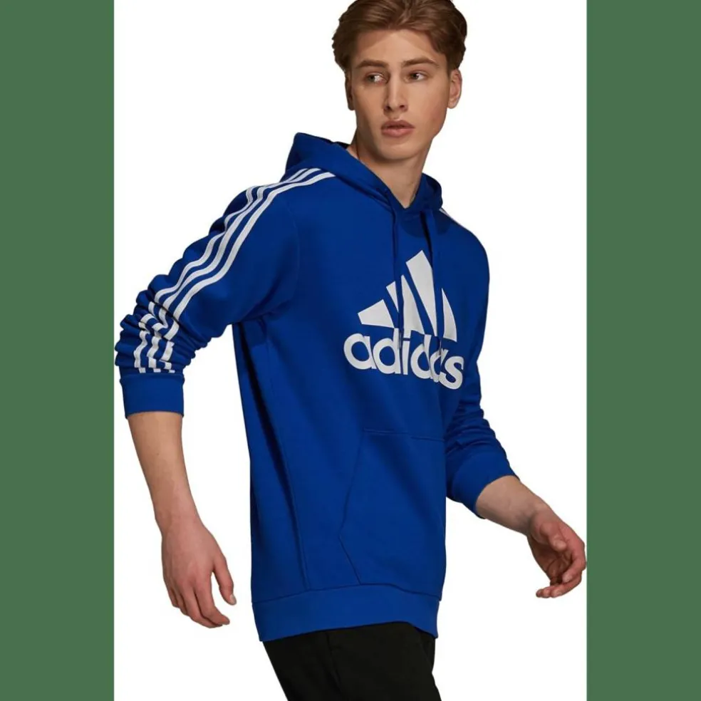 Essentials Fleece 3-Streifen Logo Hoodie Herren Kapuzensweater