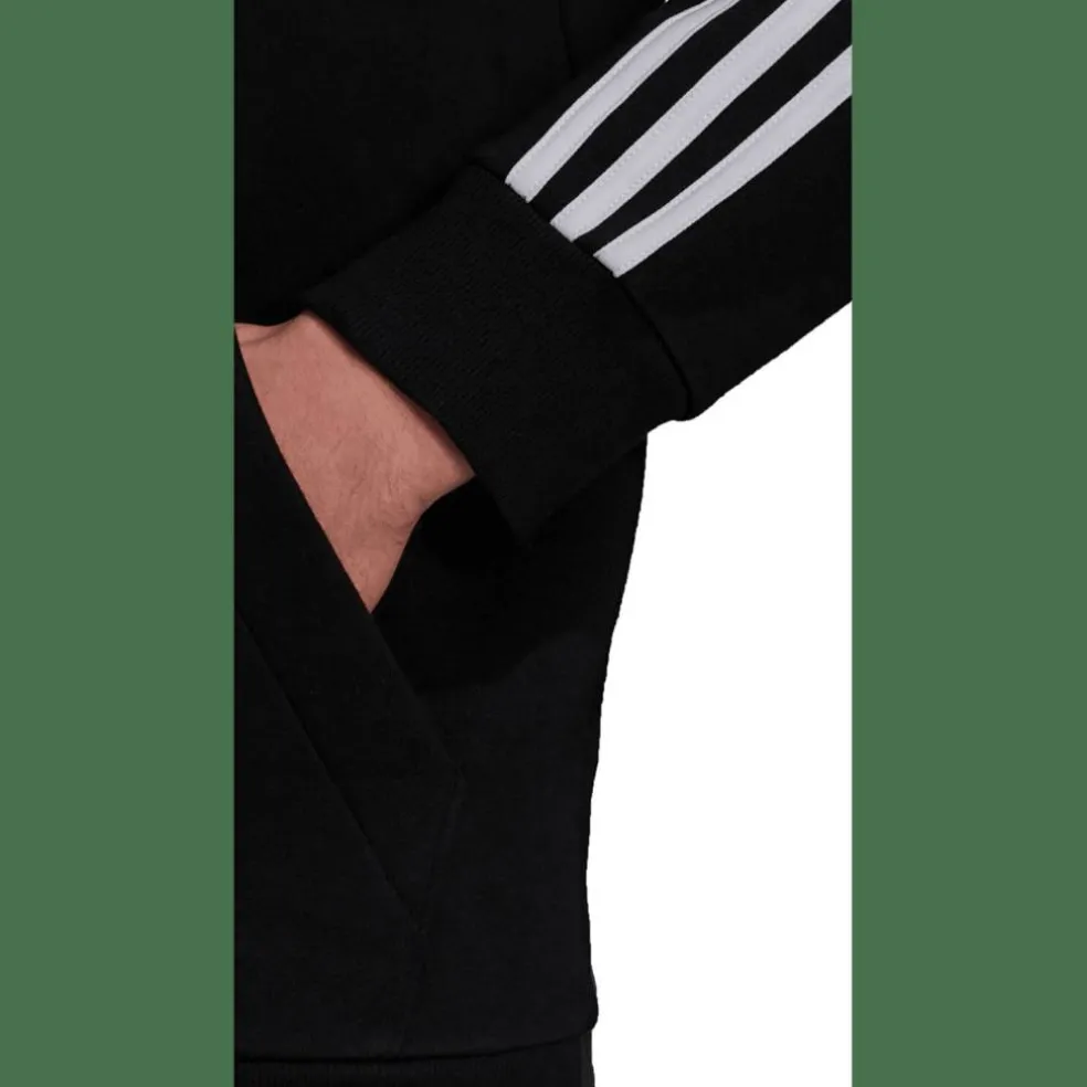 Essentials Fleece 3-Streifen Logo Hoodie Herren Kapuzensweater