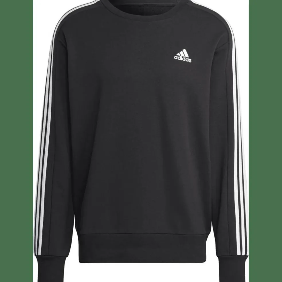 Essentials French Terry 3-Streifen Sweatshirt Herren Sweatshirt