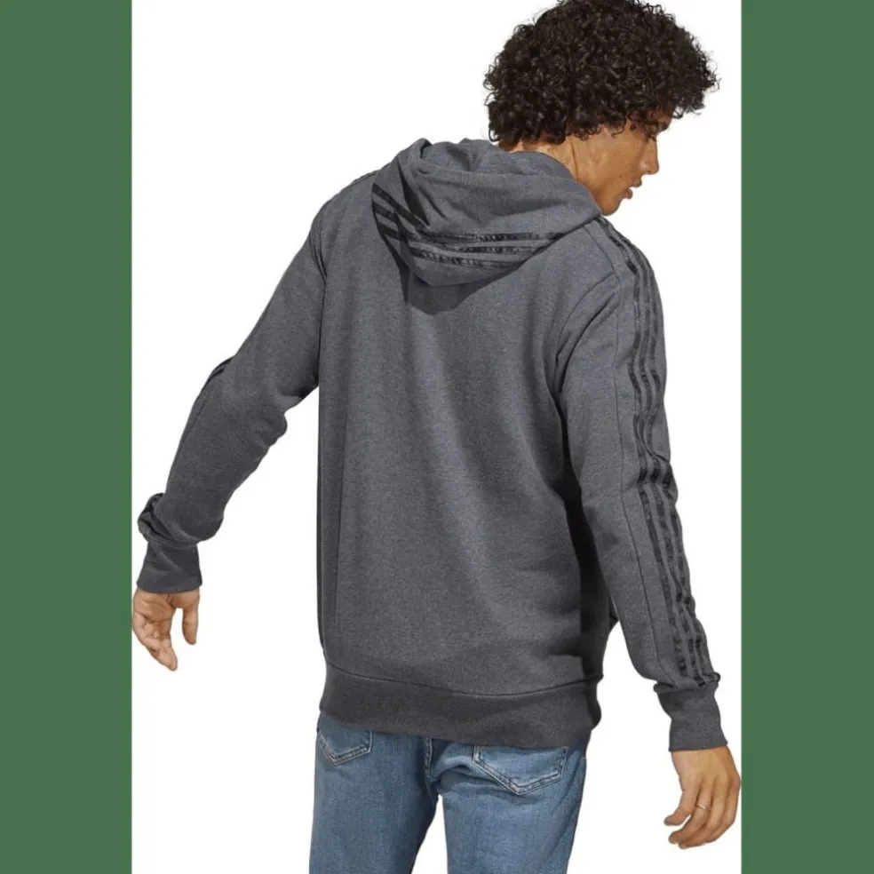 Essentials French Terry 3-Streifen Kapuzensweater Herren Kapuzensweater