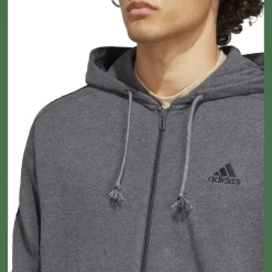 Essentials French Terry 3-Streifen Kapuzensweater Herren Kapuzensweater