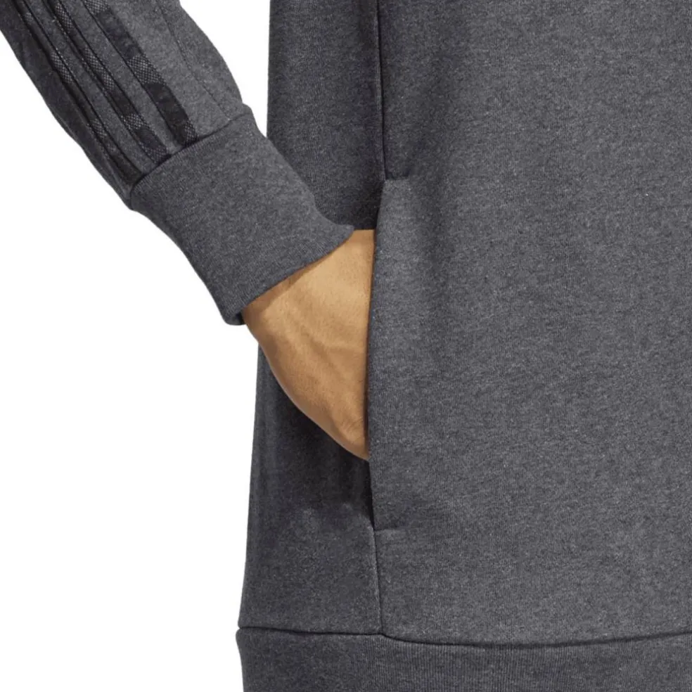 Essentials French Terry 3-Streifen Kapuzensweater Herren Kapuzensweater