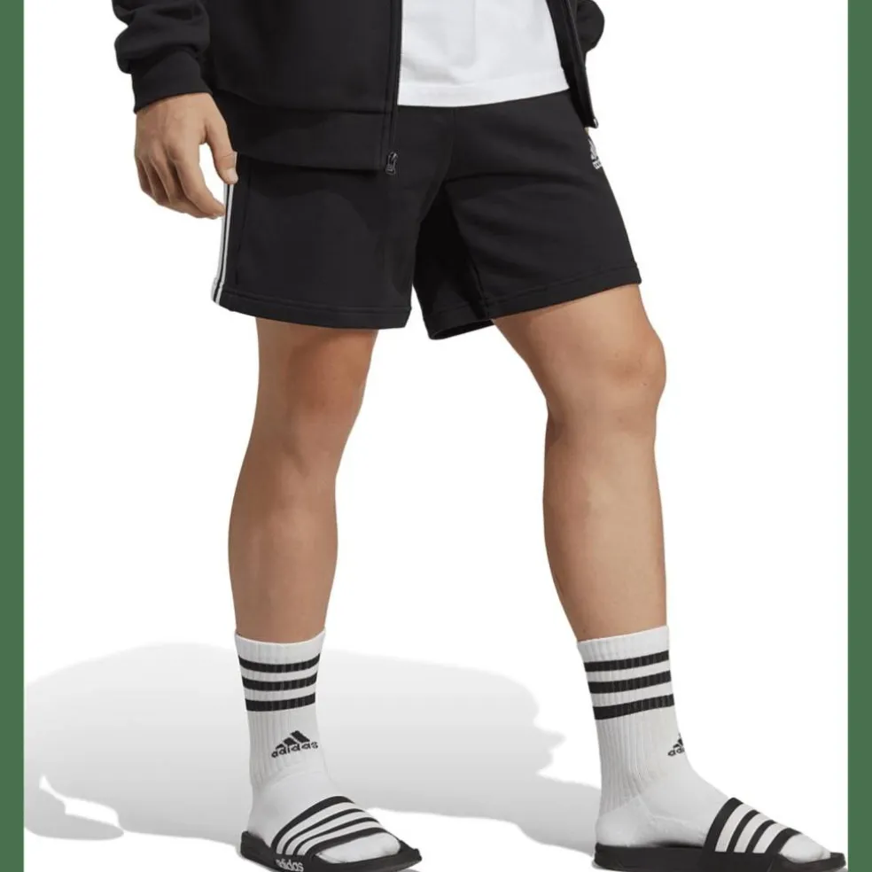 Essentials French Terry 3-Streifen Herren Shorts