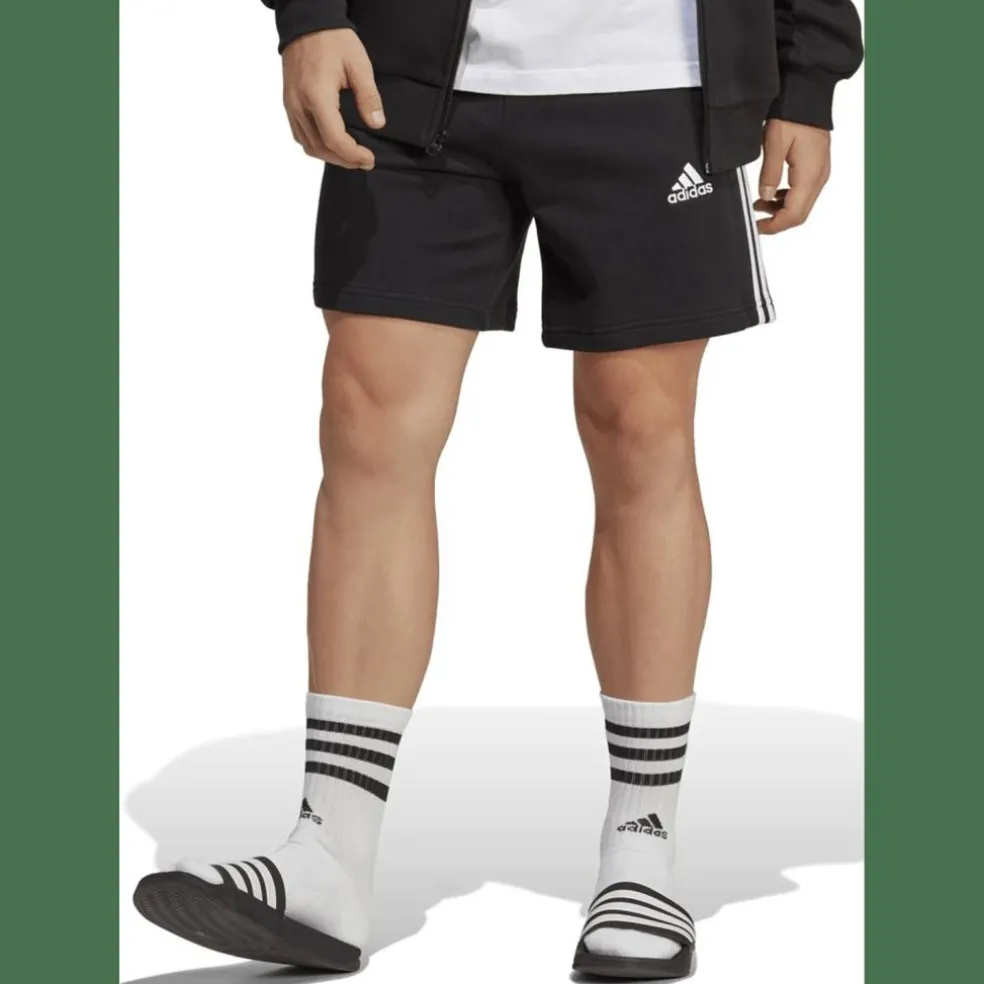 Essentials French Terry 3-Streifen Herren Shorts