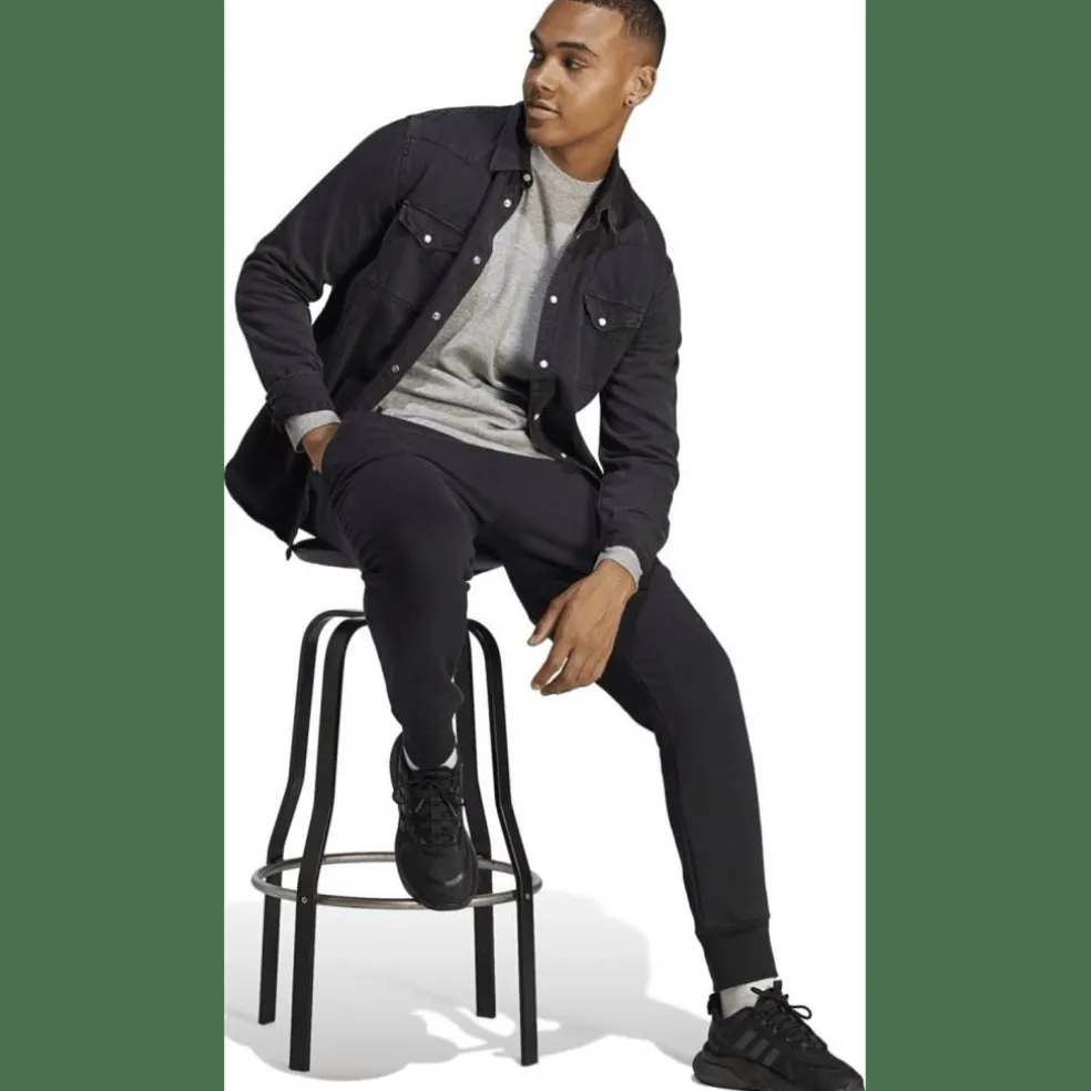 Essentials French Terry Tapered Cuff Logo Herren Hose