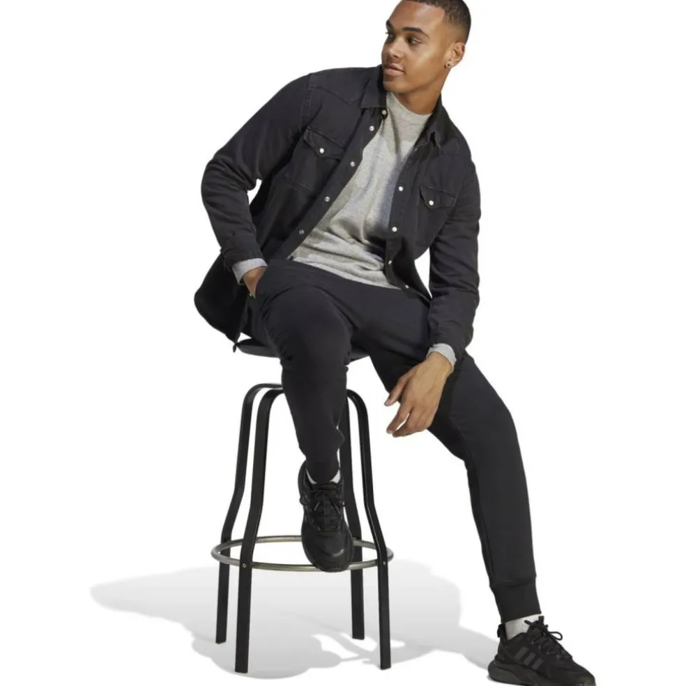 Essentials French Terry Tapered Cuff Logo Herren Hose