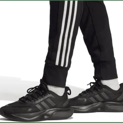 Essentials French Terry Tapered Cuff 3-Streifen Herren Hose