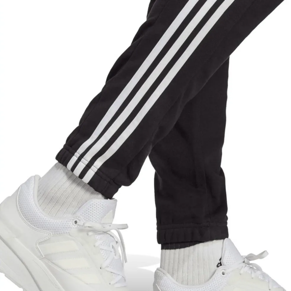 Essentials French Terry Tapered Elastic Cuff 3-Streifen Herren Hose