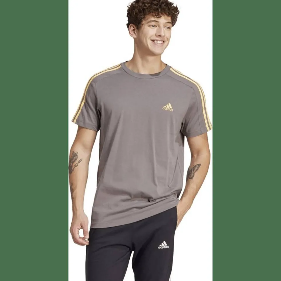 Essentials Single Jersey 3-Streifen T-Shirt Herren T-Shirt