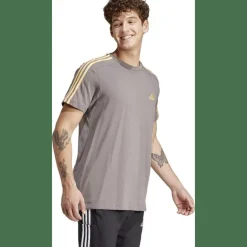 Essentials Single Jersey 3-Streifen T-Shirt Herren T-Shirt