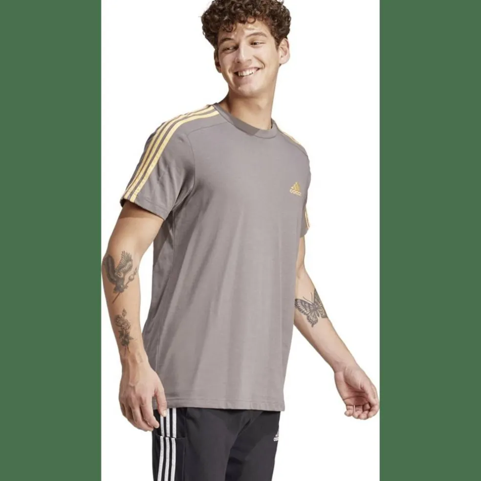 Essentials Single Jersey 3-Streifen T-Shirt Herren T-Shirt