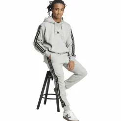 Essentials 3-Streifen Fleecehose Herren Hose