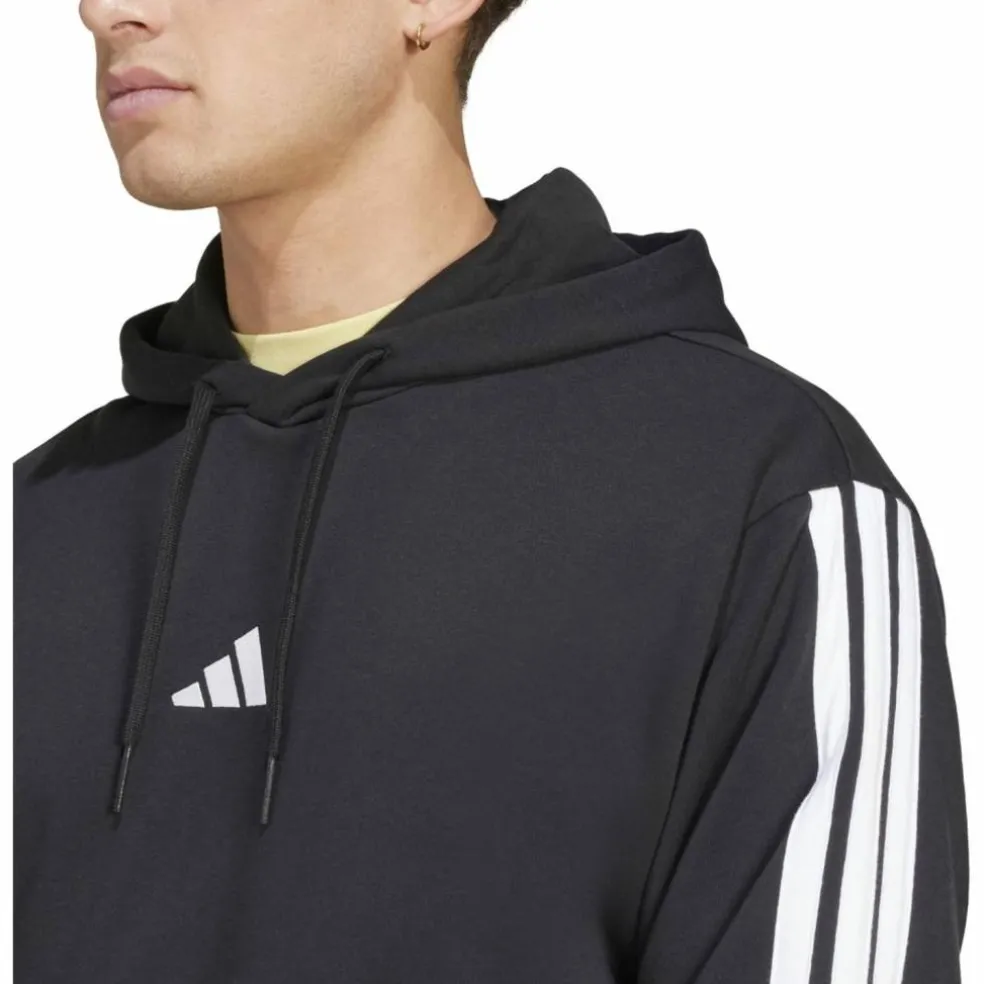 Essentials 3-Streifen French Terry Herren Kapuzensweater