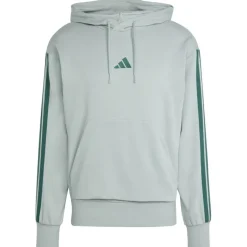 Essentials 3-Streifen French Terry Herren Kapuzensweater