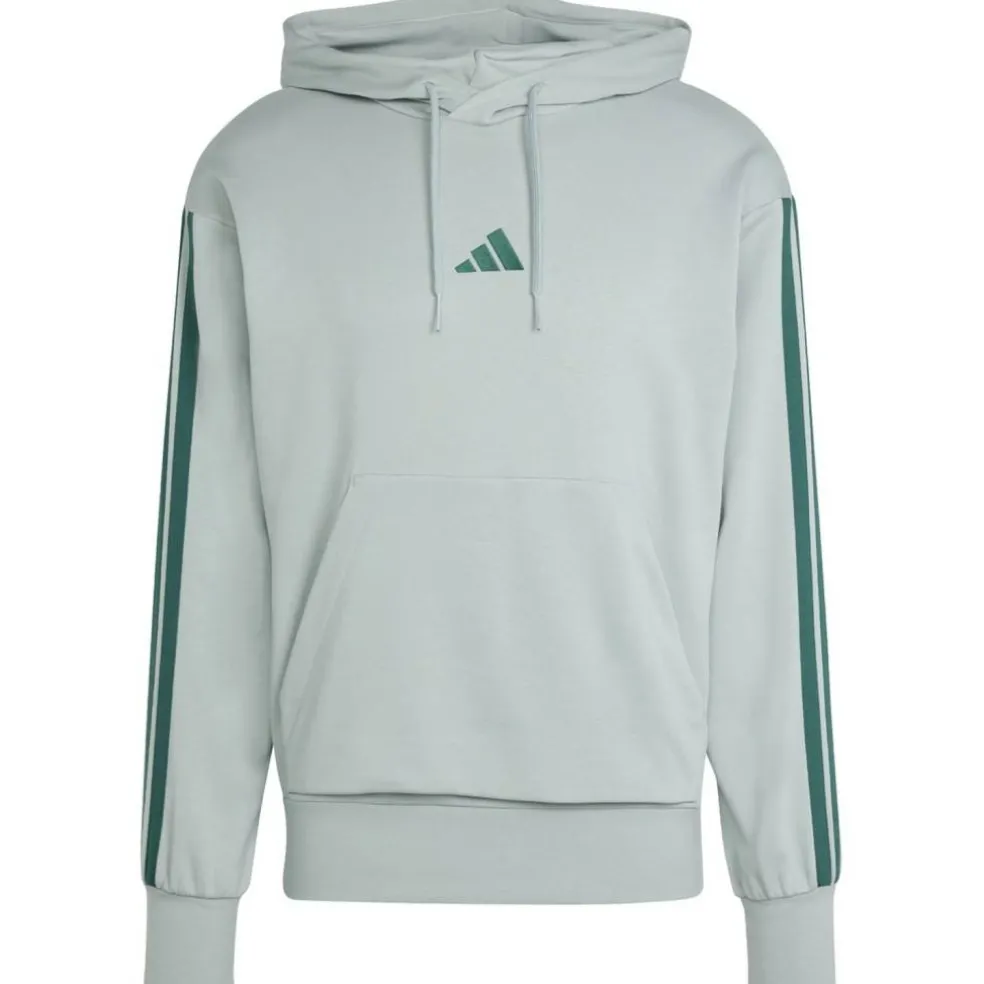 Essentials 3-Streifen French Terry Herren Kapuzensweater