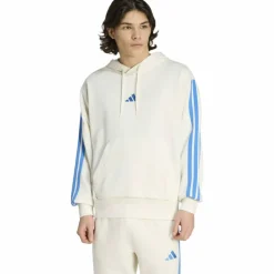 Essentials 3-Streifen French Terry Herren Kapuzensweater