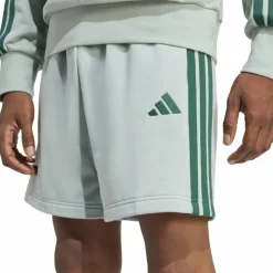 Essentials 3-Streifen French Terry Herren Shorts