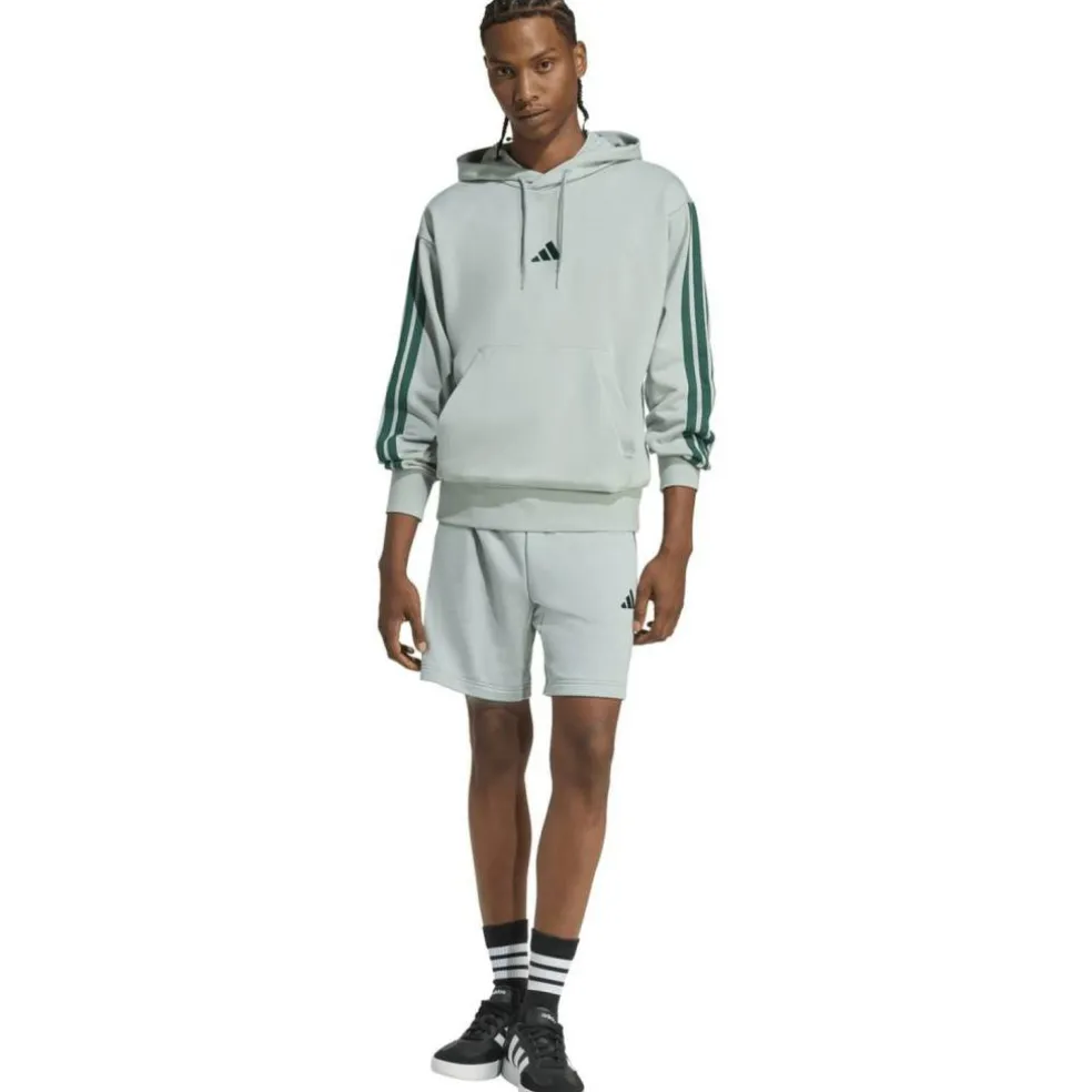 Essentials 3-Streifen French Terry Herren Shorts
