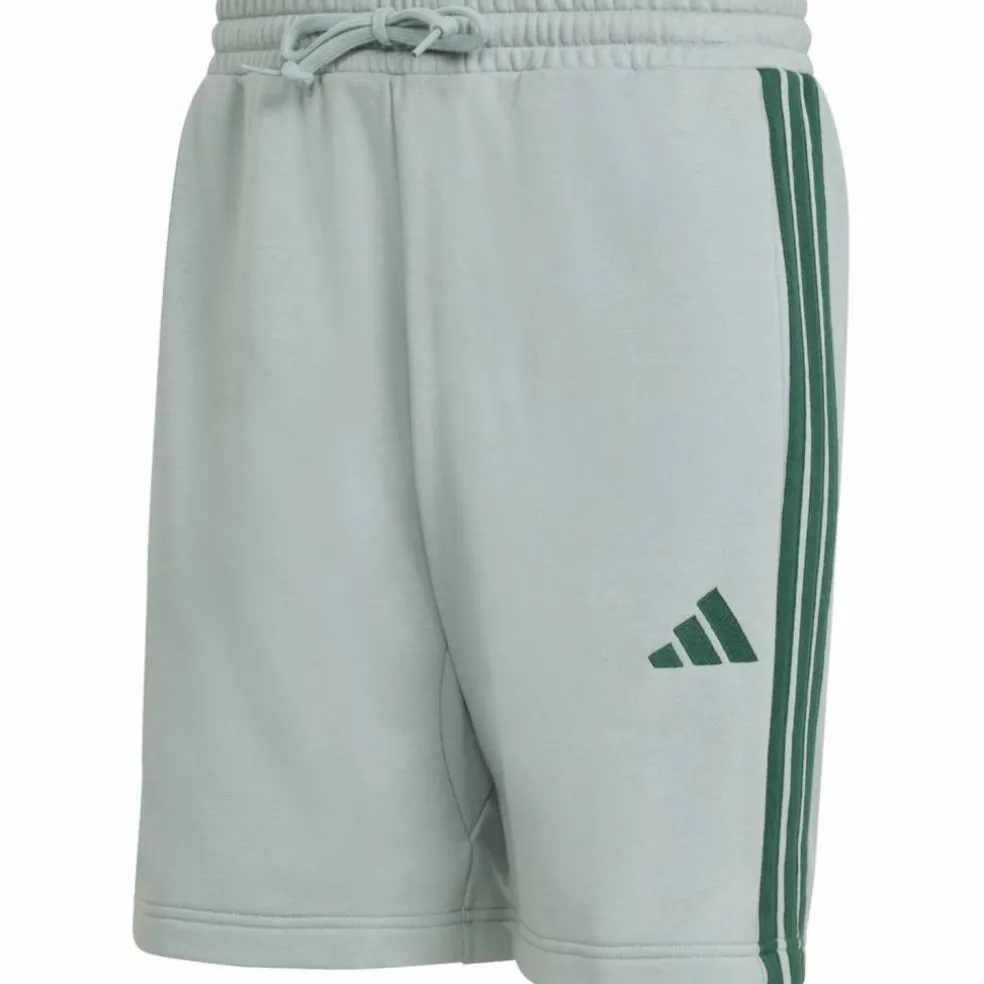 Essentials 3-Streifen French Terry Herren Shorts