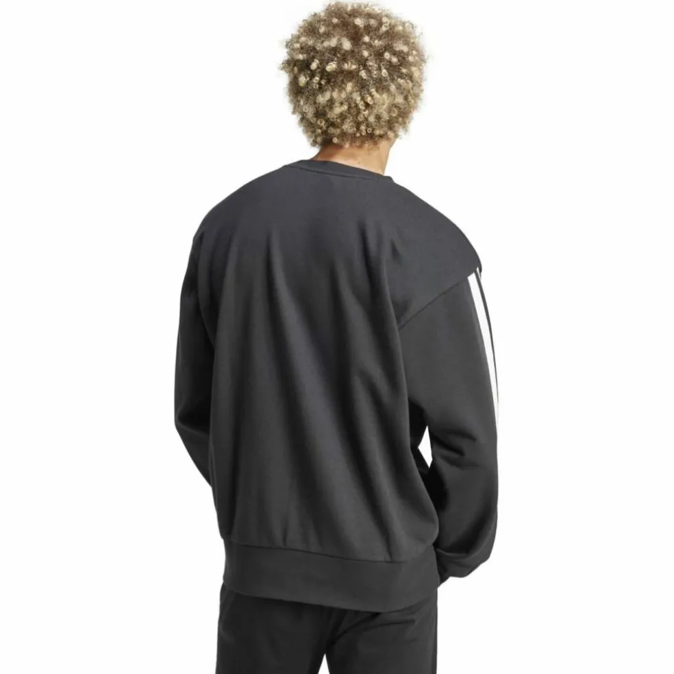 Essentials 3-Streifen French Terry Herren Sweatshirt