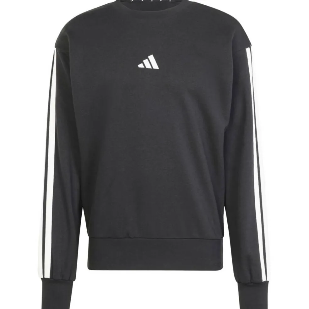 Essentials 3-Streifen French Terry Herren Sweatshirt