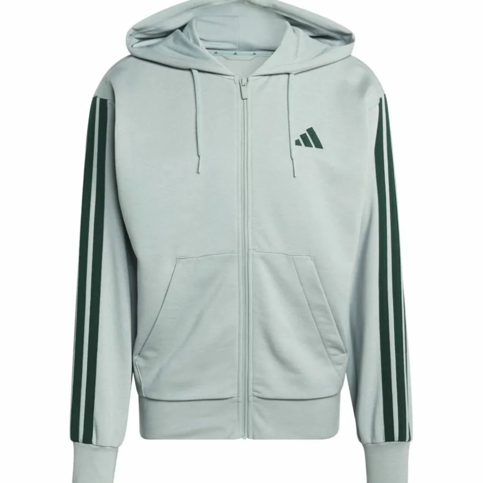 Essentials 3-Streifen French Terry Herren Kapuzensweater