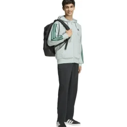 Essentials 3-Streifen French Terry Herren Kapuzensweater