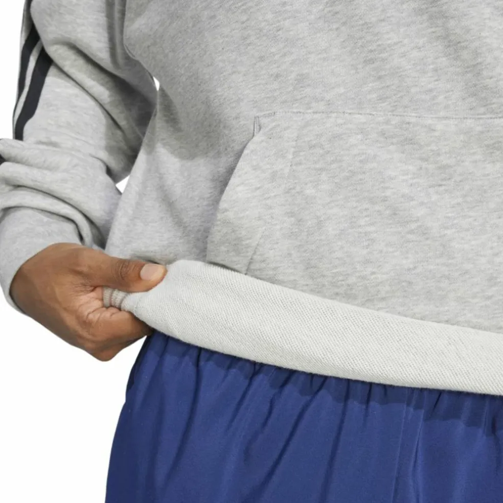 Essentials 3-Streifen French Terry Herren Kapuzensweater