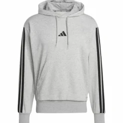 Essentials 3-Streifen French Terry Herren Kapuzensweater