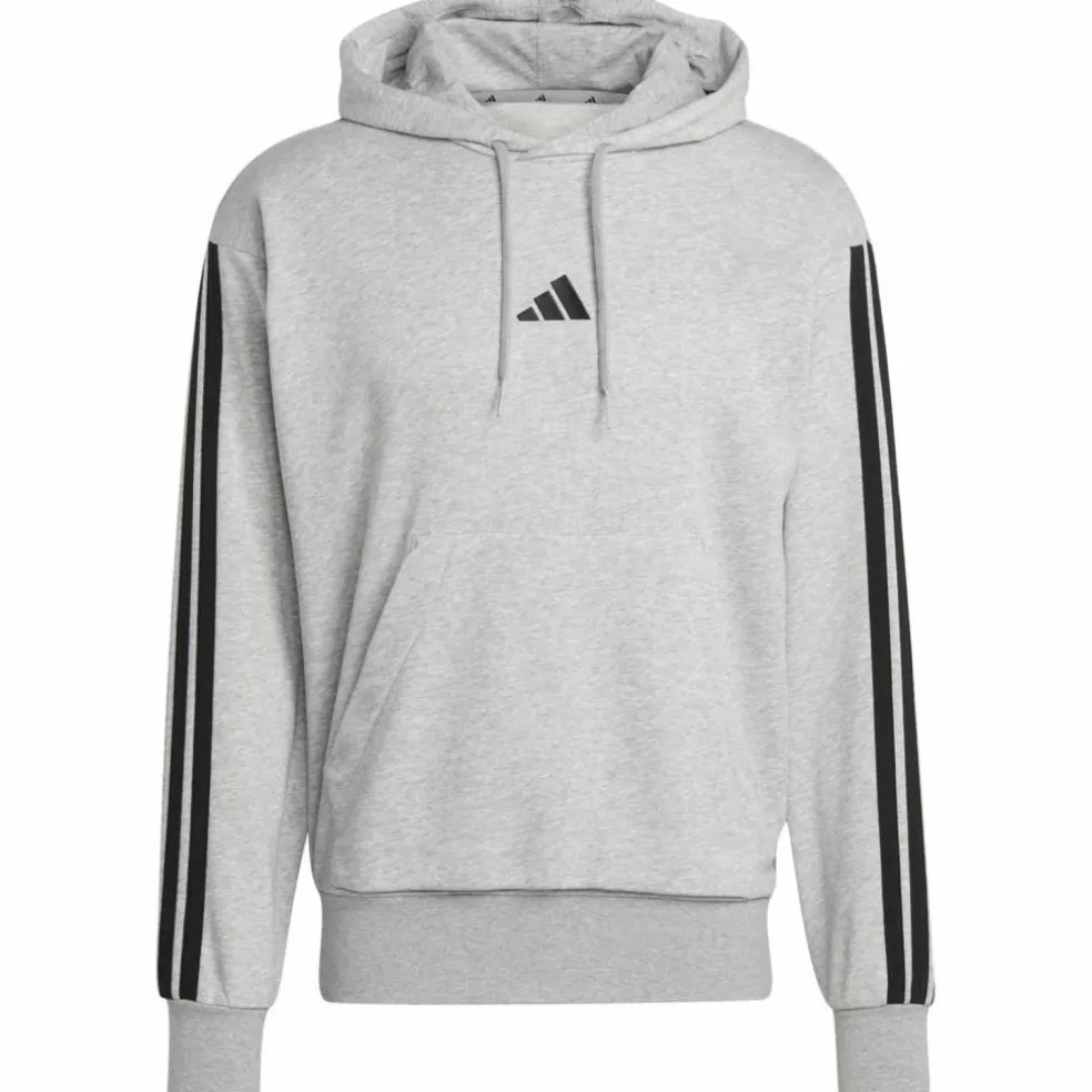 Essentials 3-Streifen French Terry Herren Kapuzensweater