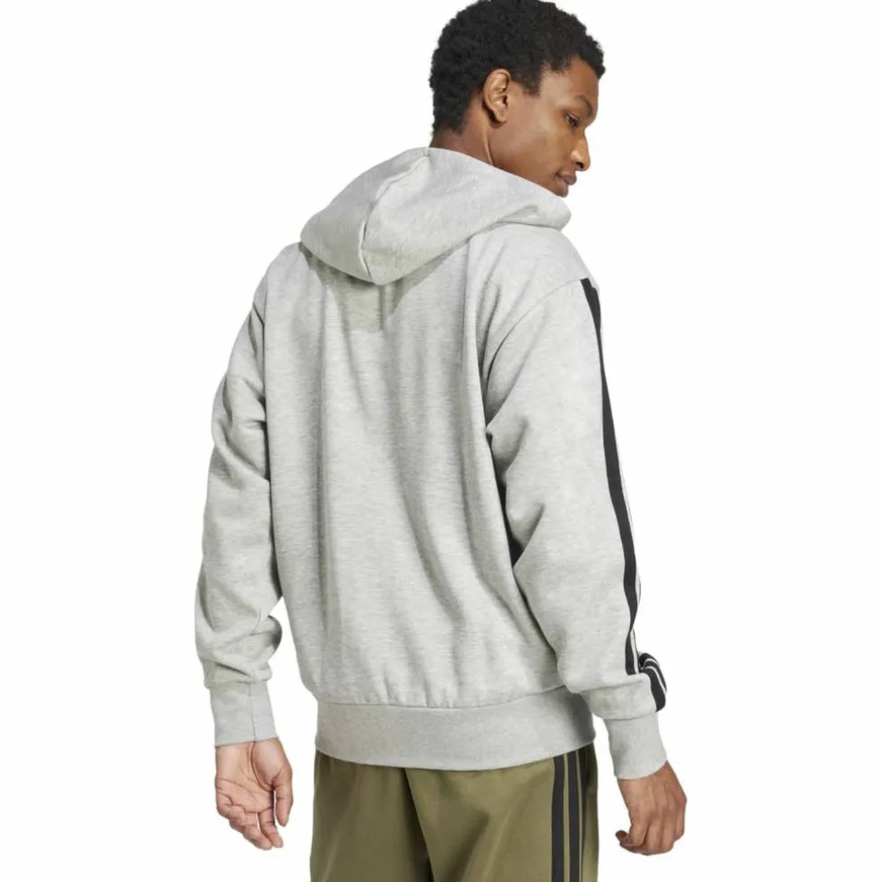 Essentials 3-Streifen Herren Kapuzensweater