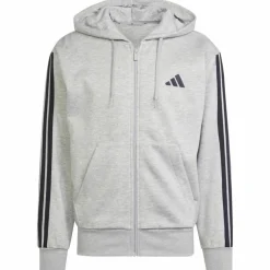 Essentials 3-Streifen Herren Kapuzensweater