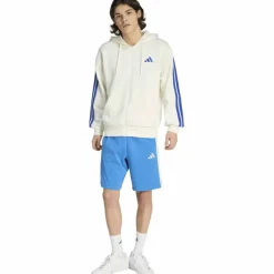 Essentials 3-Streifen Herren Kapuzensweater