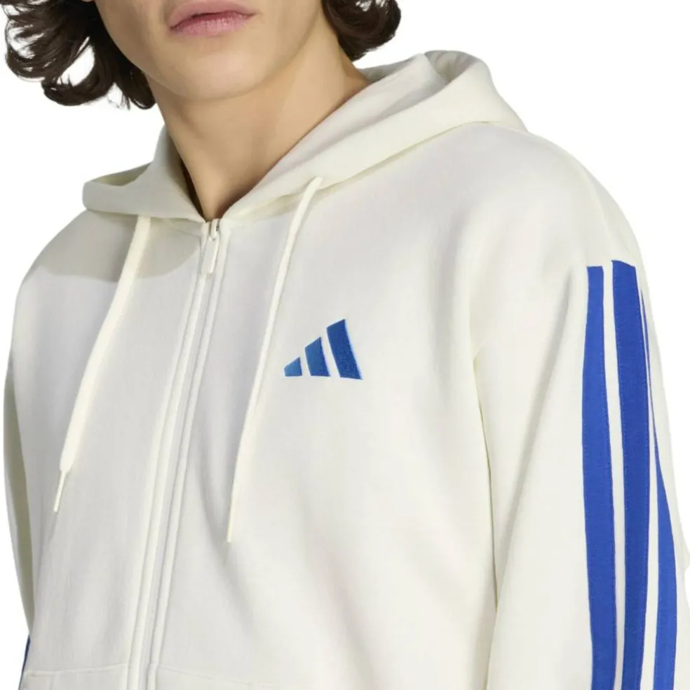 Essentials 3-Streifen Herren Kapuzensweater