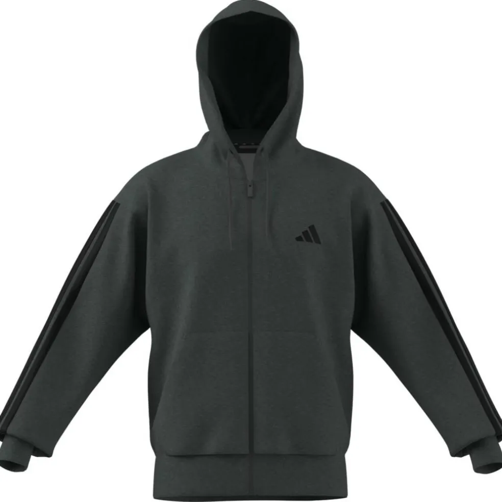 Essentials 3-Streifen Herren Kapuzensweater
