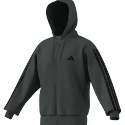 Essentials 3-Streifen Herren Kapuzensweater