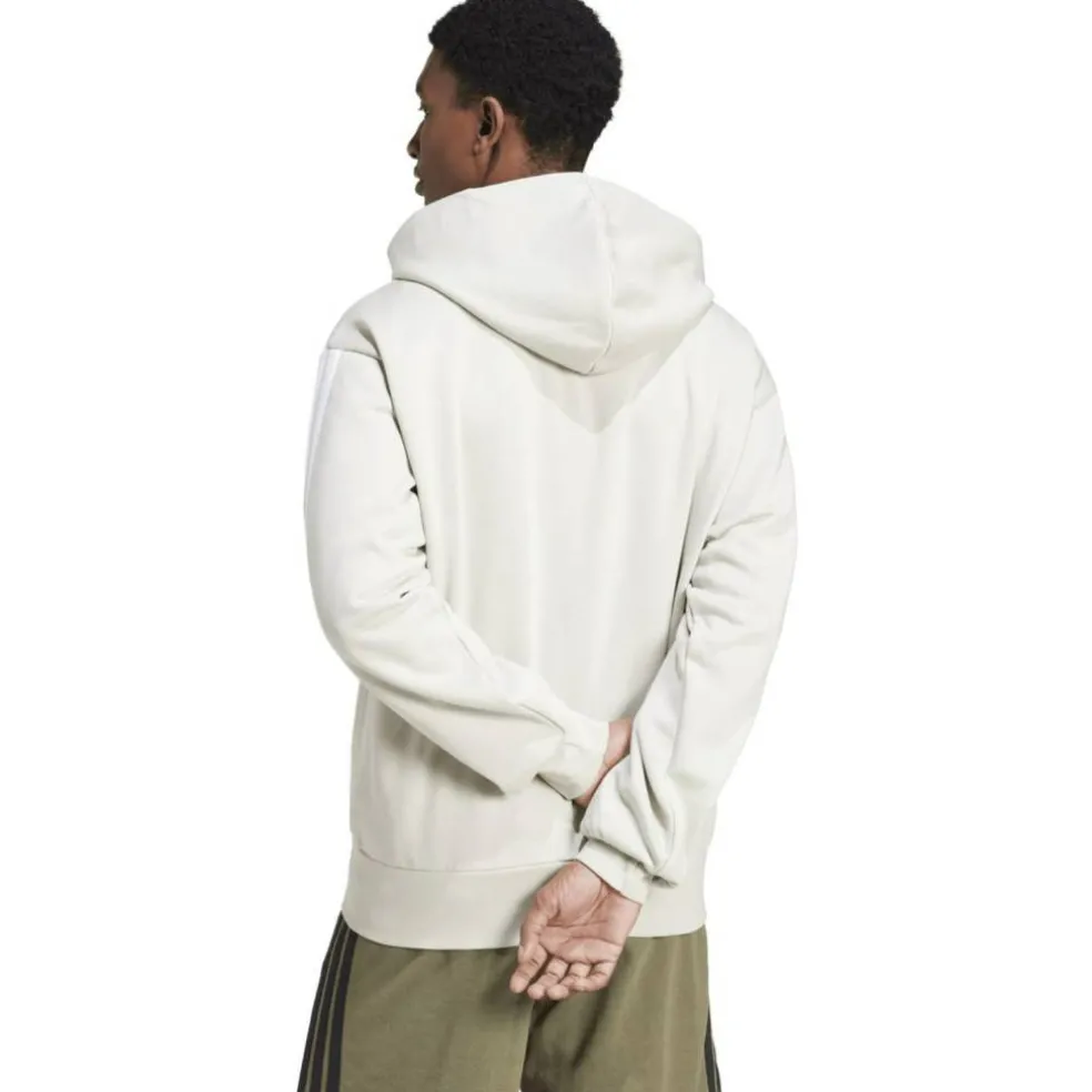 Essentials 3-Streifen Herren Kapuzensweater