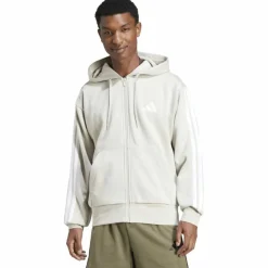 Essentials 3-Streifen Herren Kapuzensweater