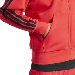 Essentials 3-Streifen Herren Kapuzensweater