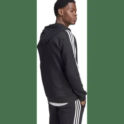 Essentials 3-Streifen Kapuzenjacke Herren Kapuzensweater